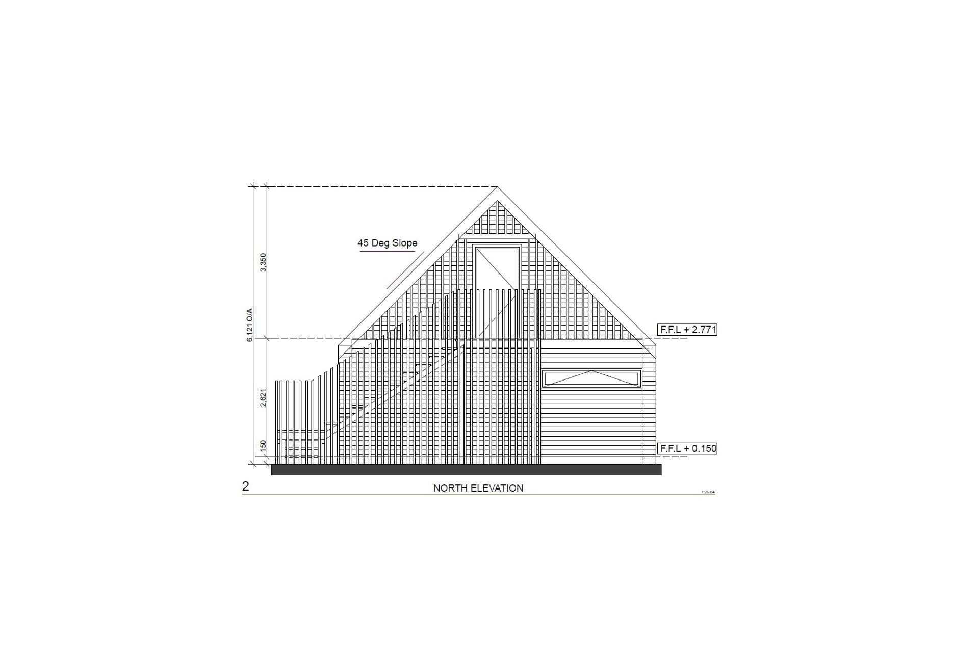 Double Garage with Loft Trellis