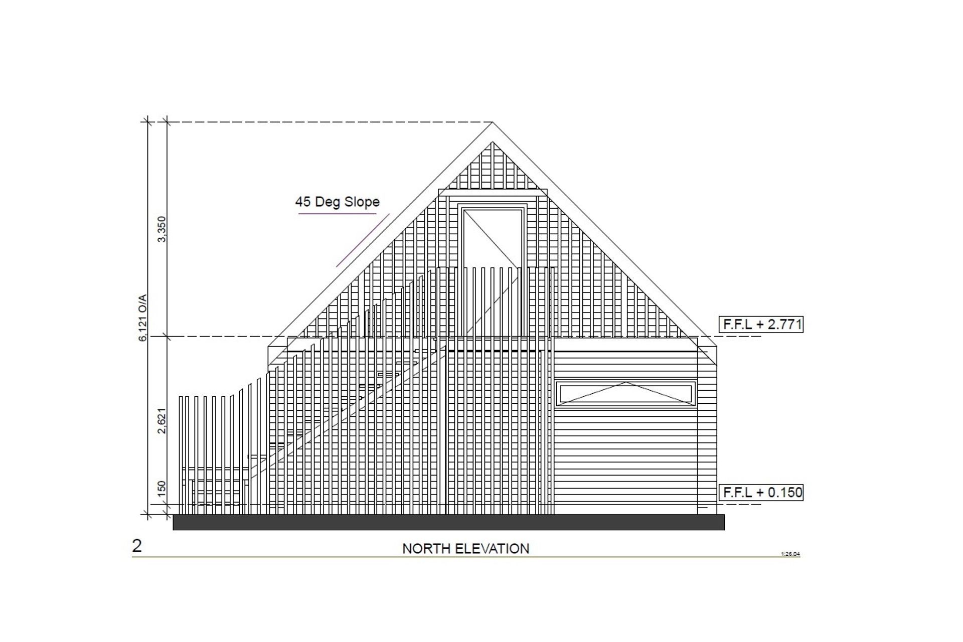 Double Garage with Loft Trellis