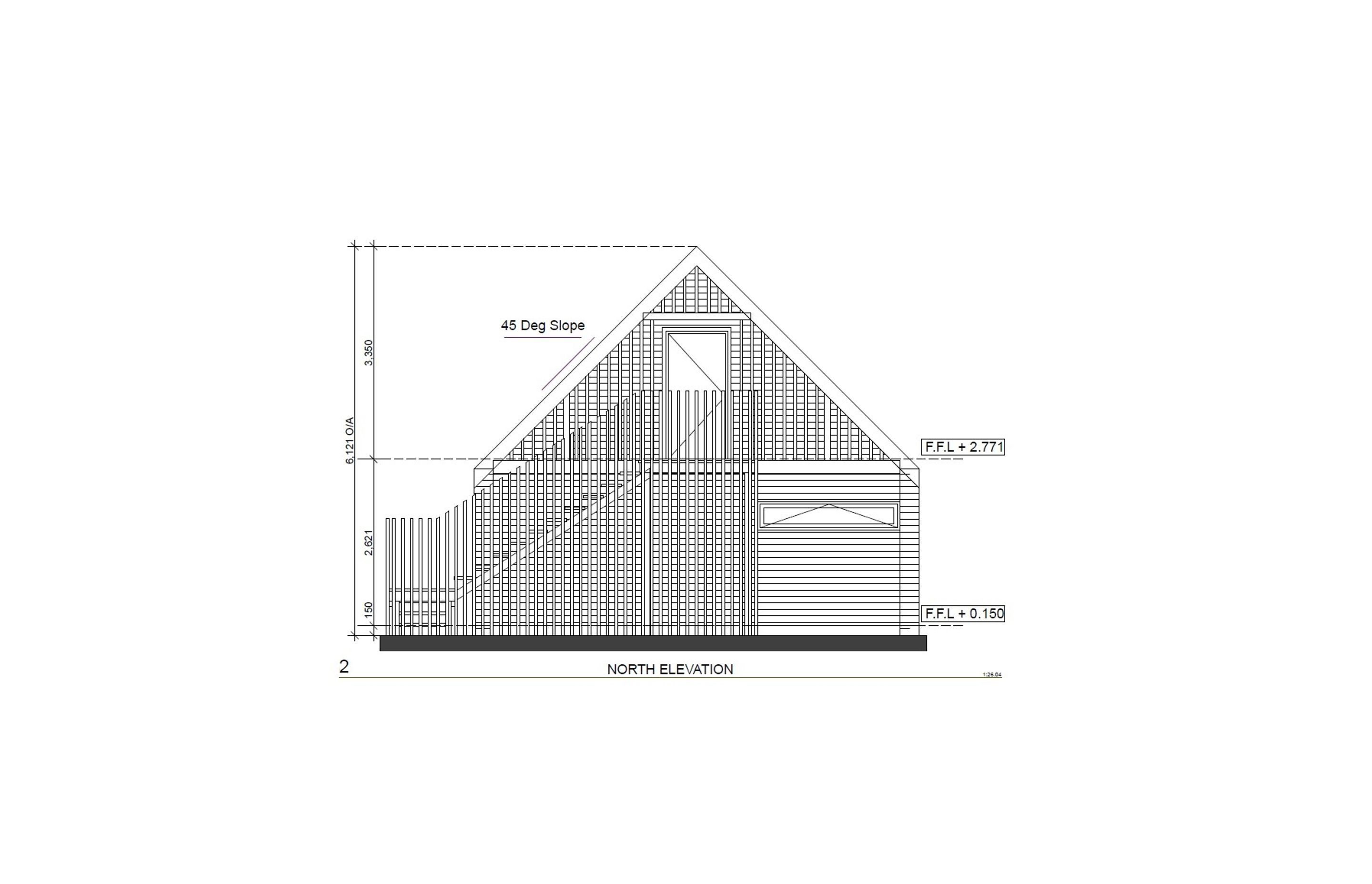 Double Garage with Loft Trellis