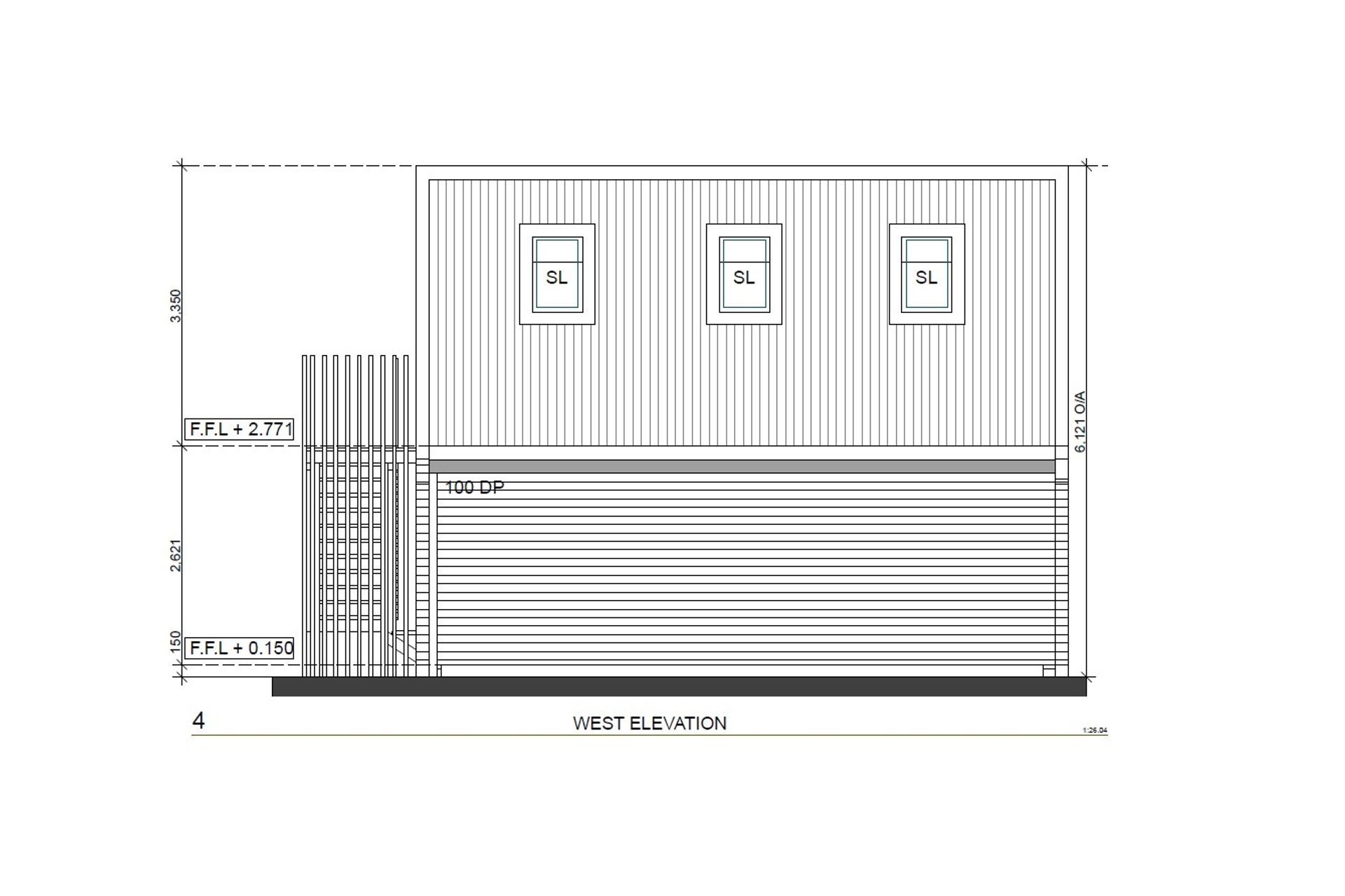 Double Garage with Loft Trellis