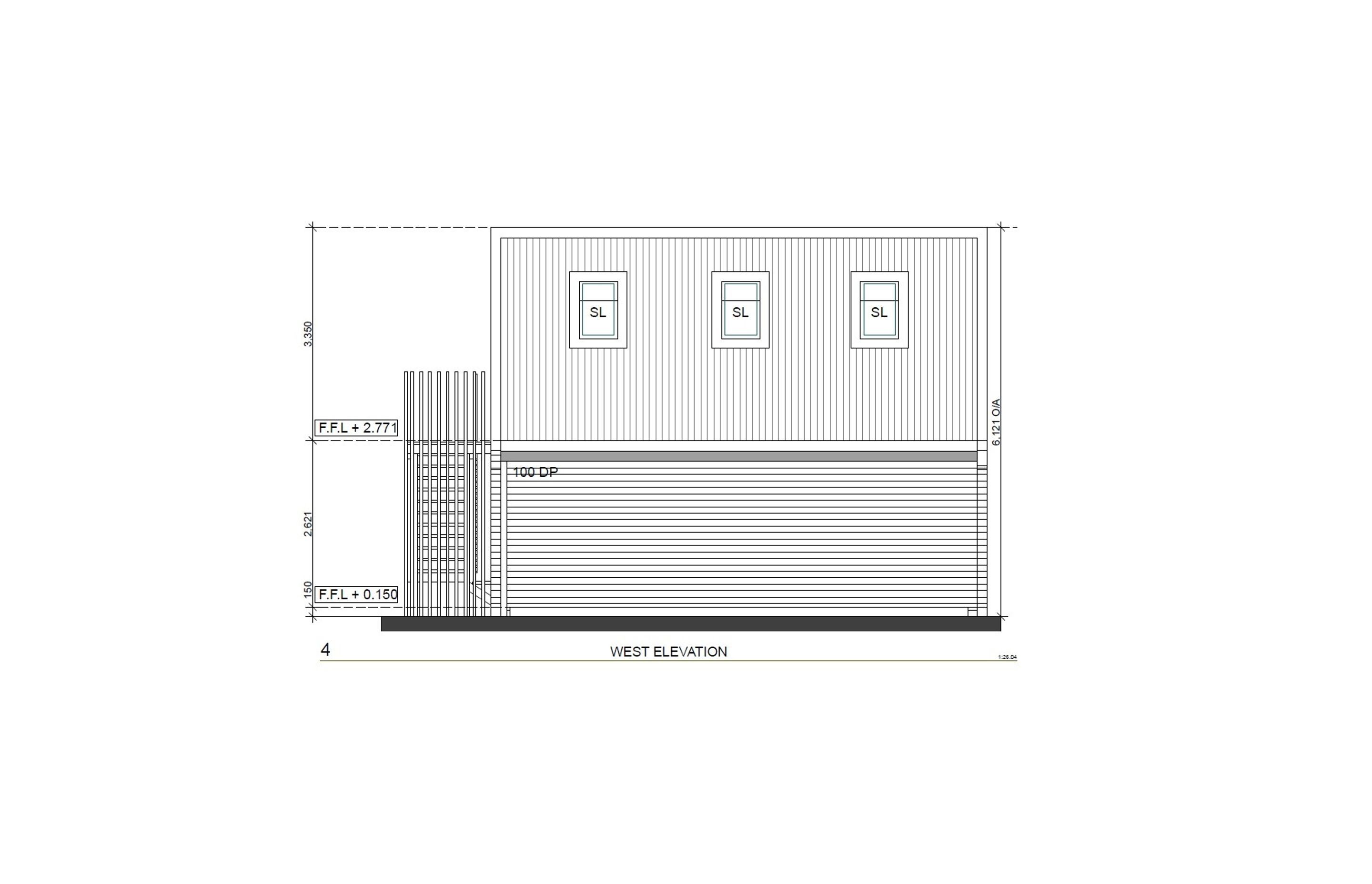 Double Garage with Loft Trellis