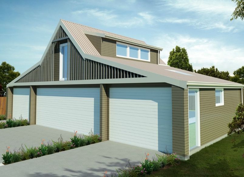 Quad Garage with Loft