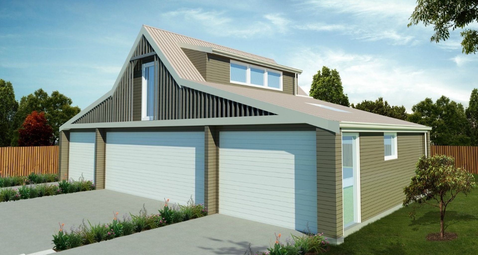 Quad Garage with Loft banner