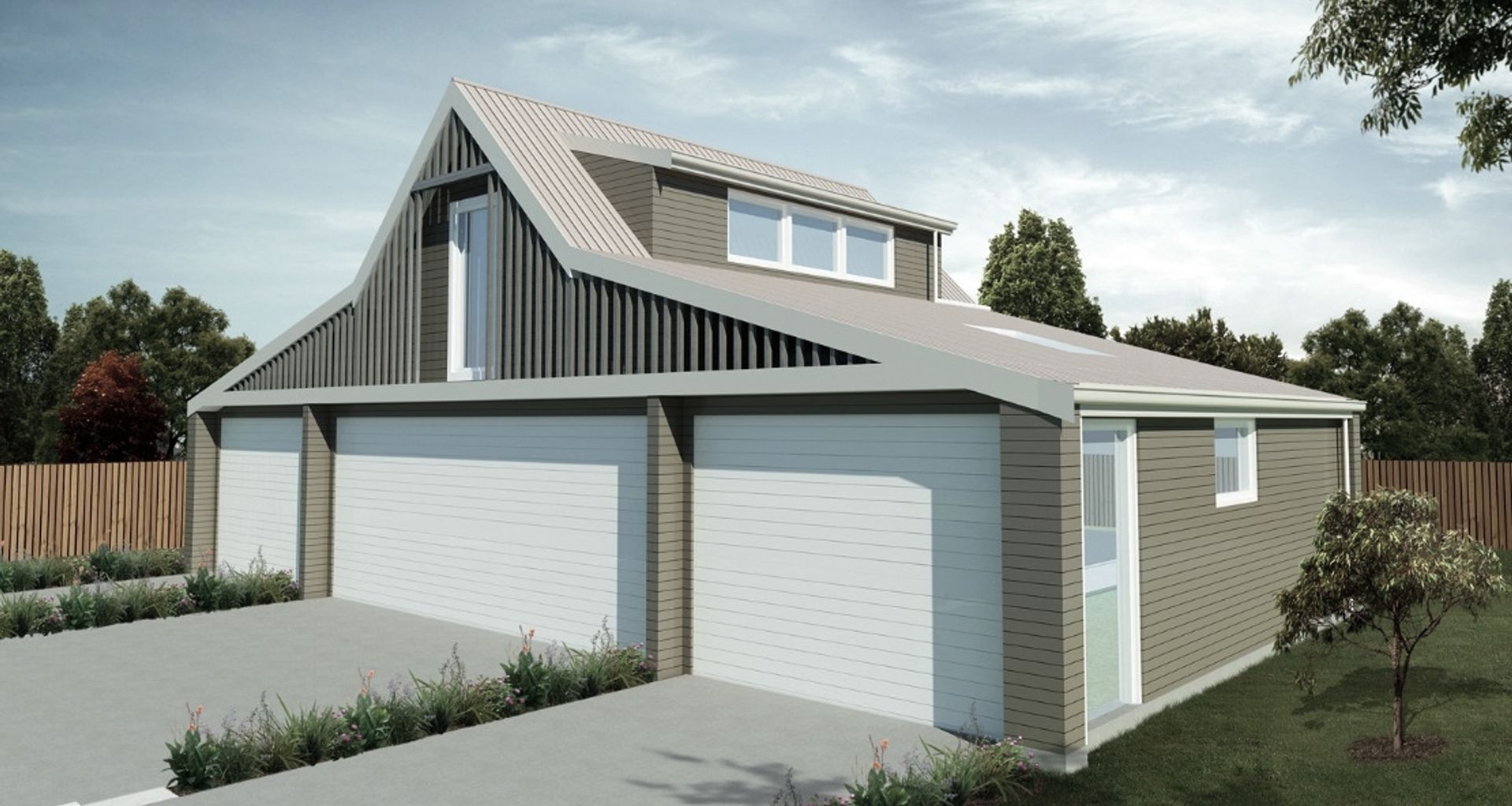 Quad Garage with Loft banner