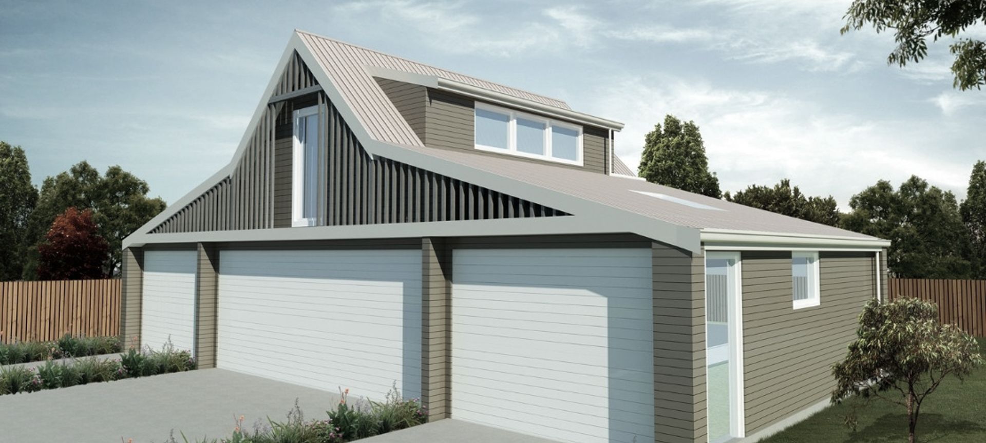 Quad Garage with Loft banner