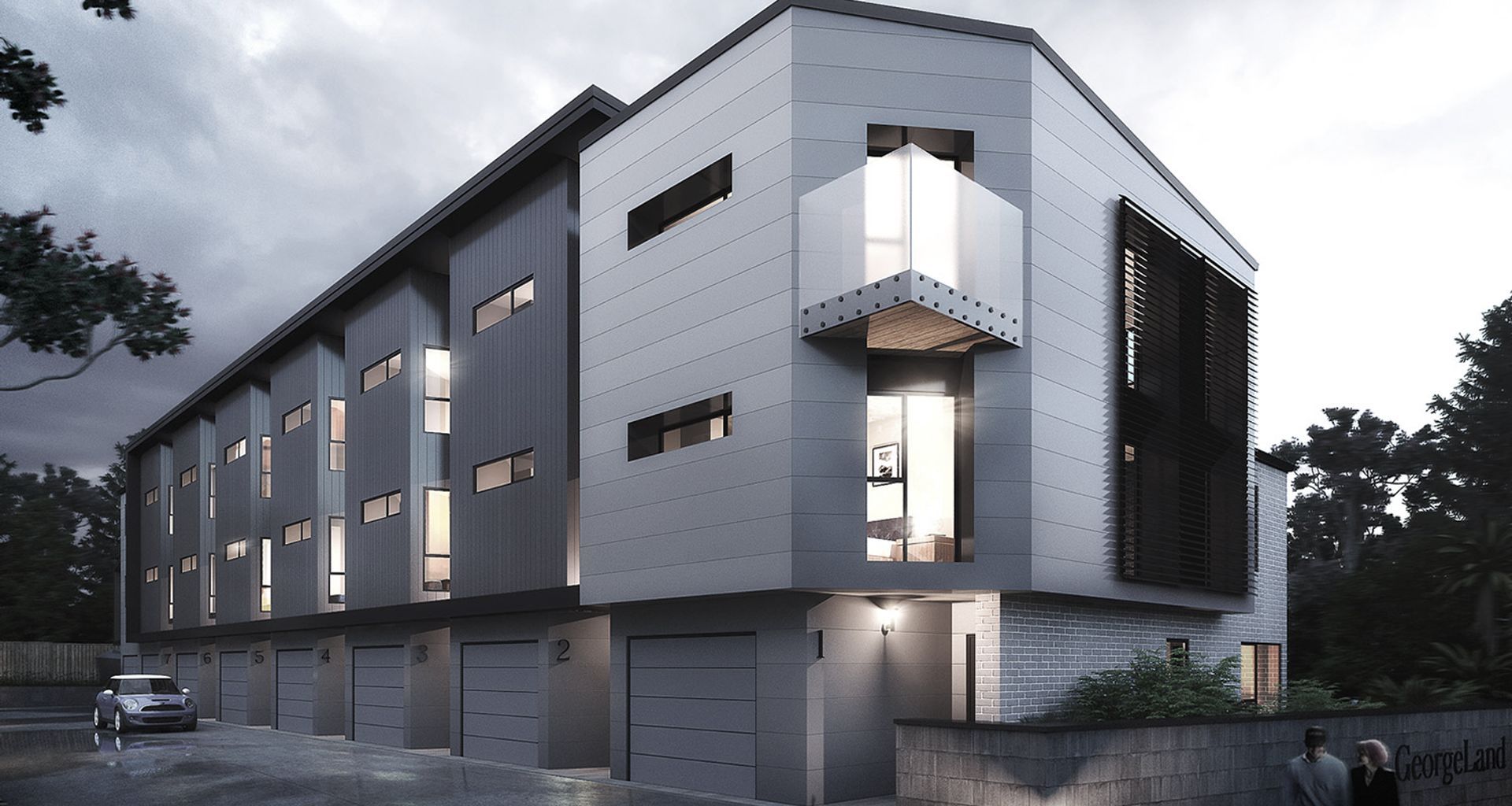 Greenlane Terrace Houses, Greenlane banner