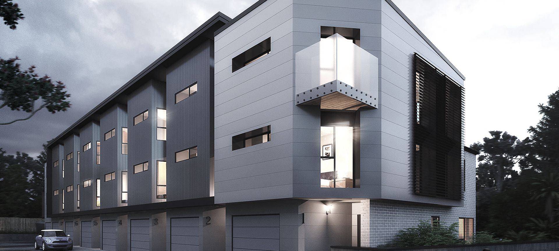 Greenlane Terrace Houses, Greenlane banner
