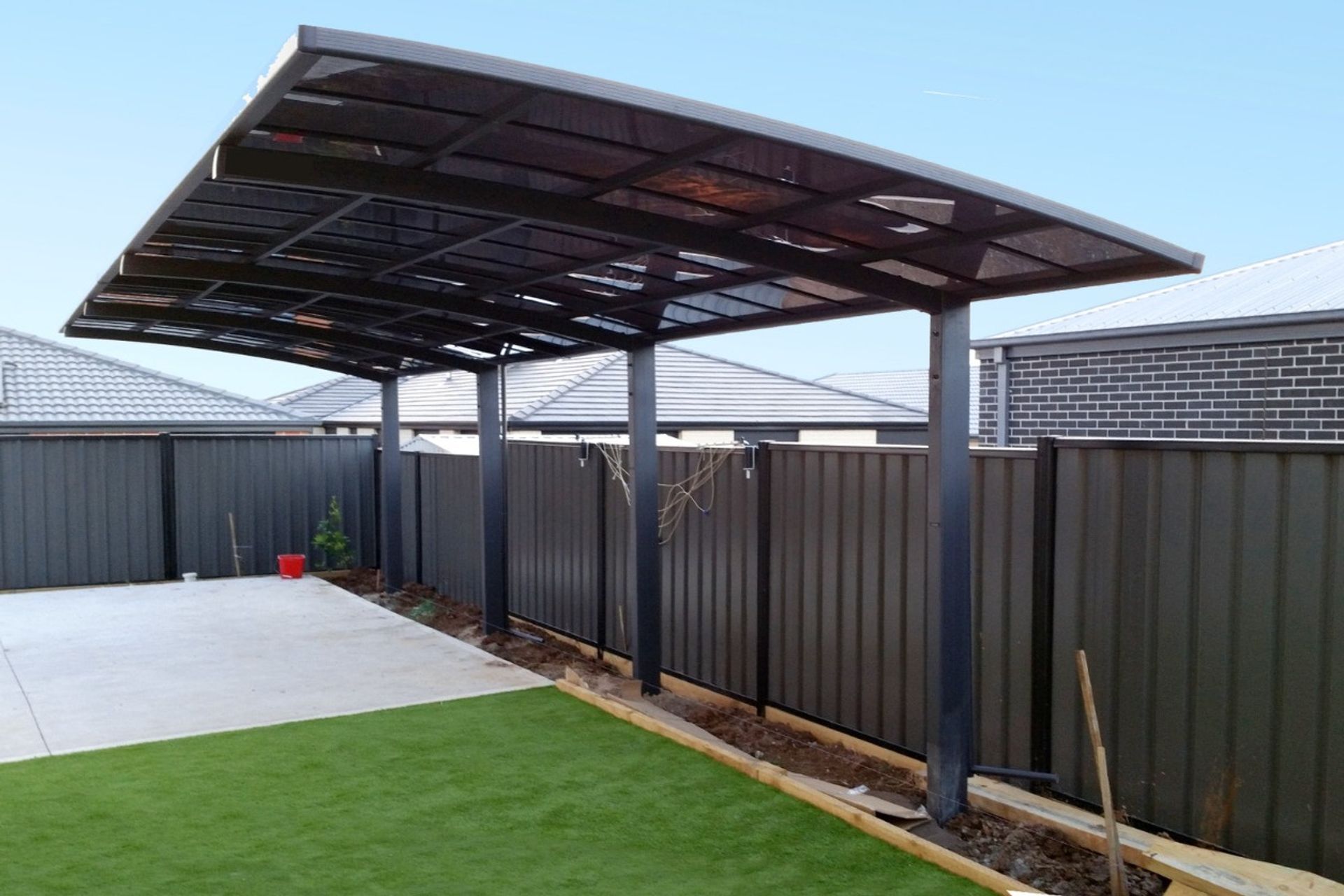 Single Carport Aluminium