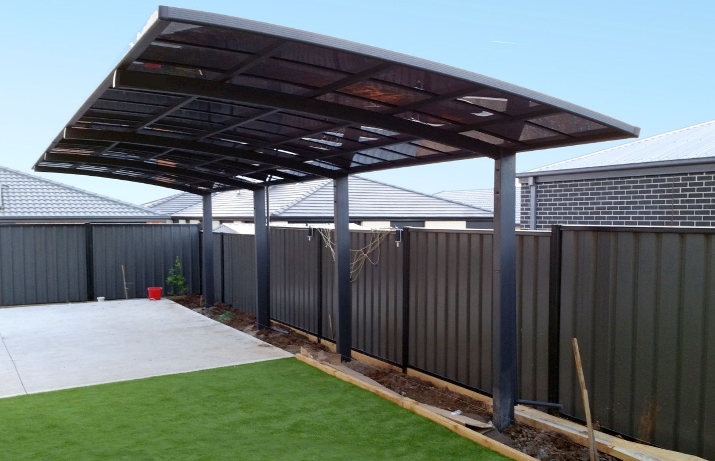 Single Carport Aluminium