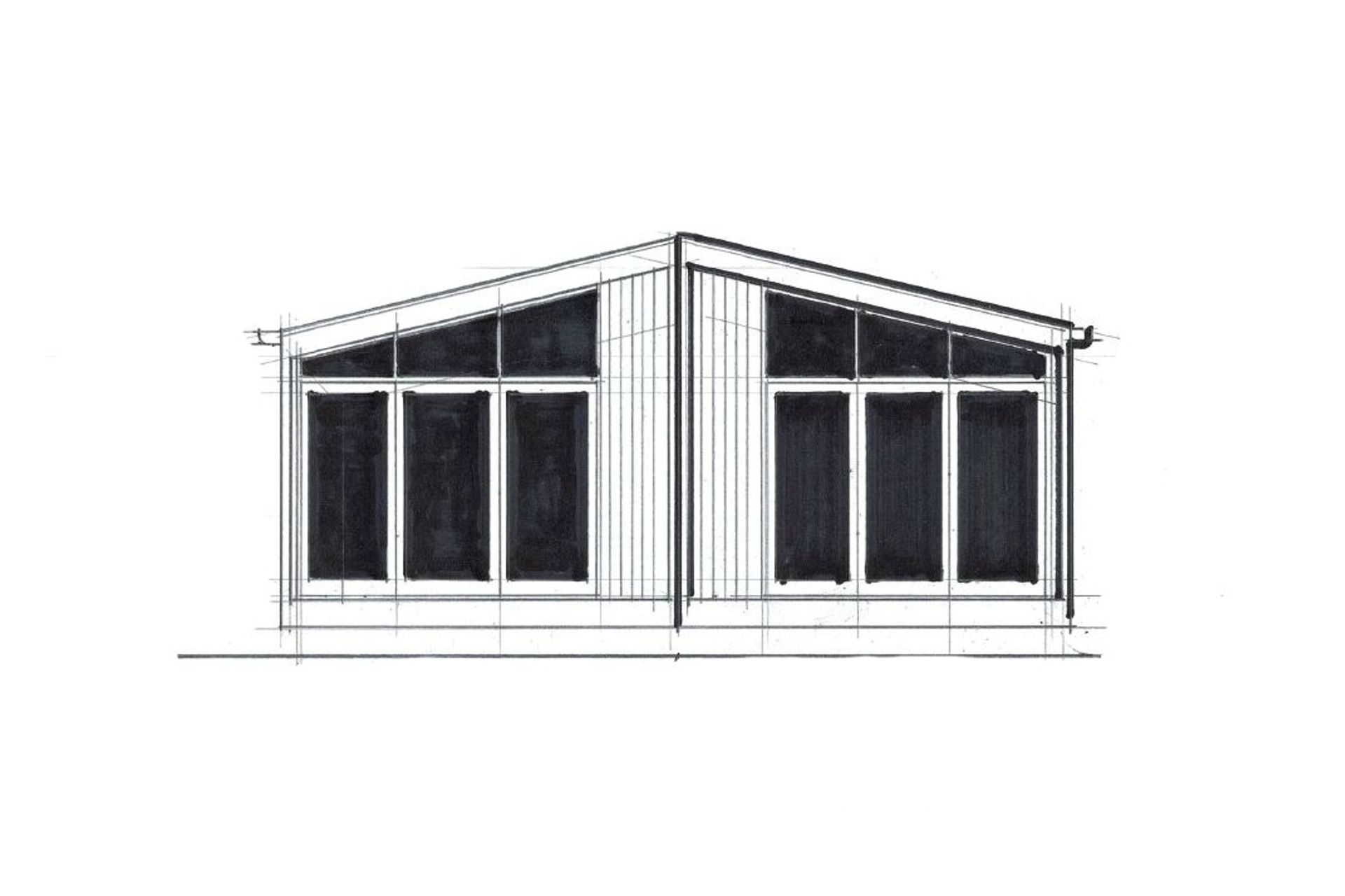 Sleepout - Split Gable - 30m2