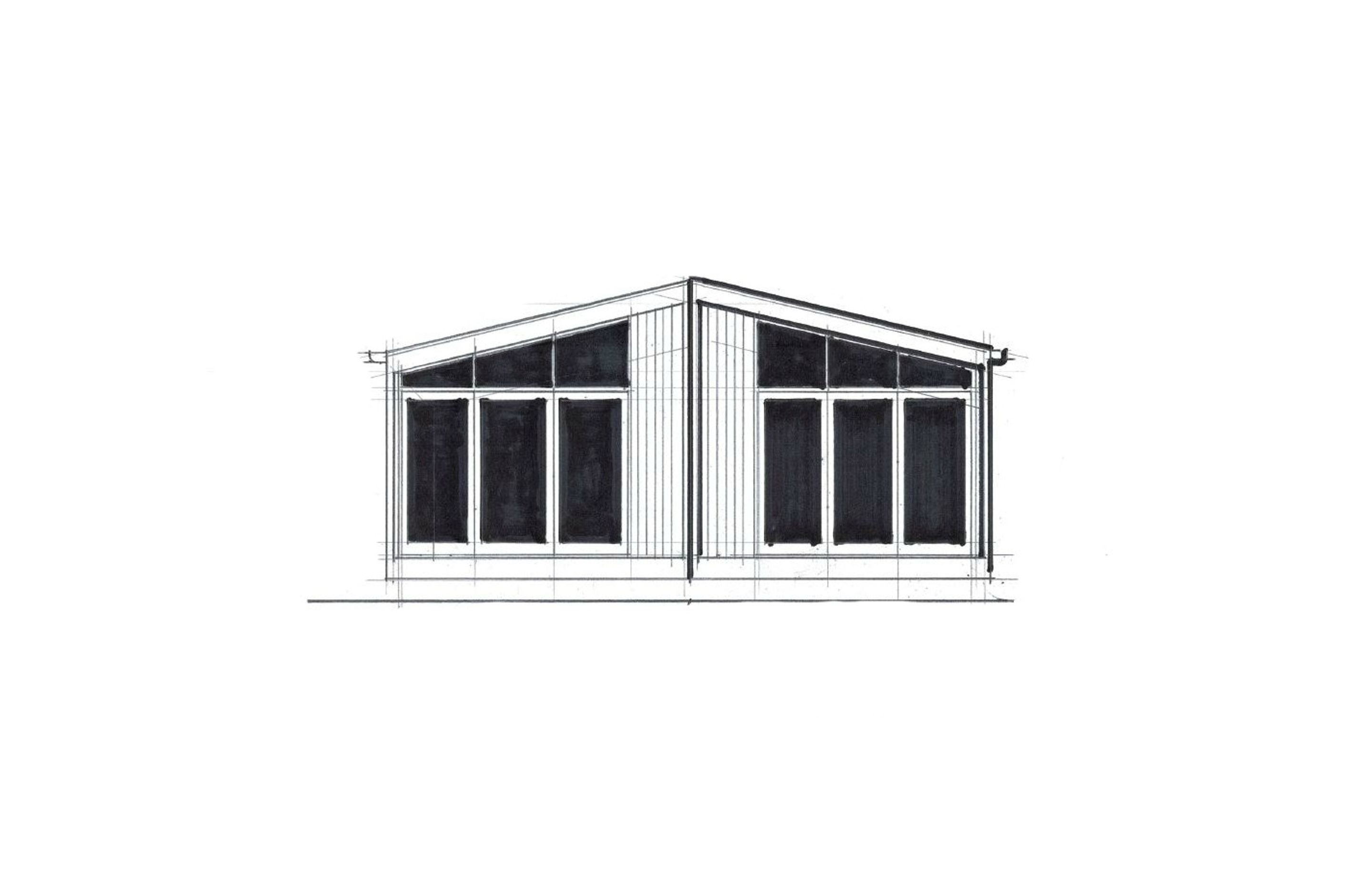 Sleepout - Split Gable - 30m2