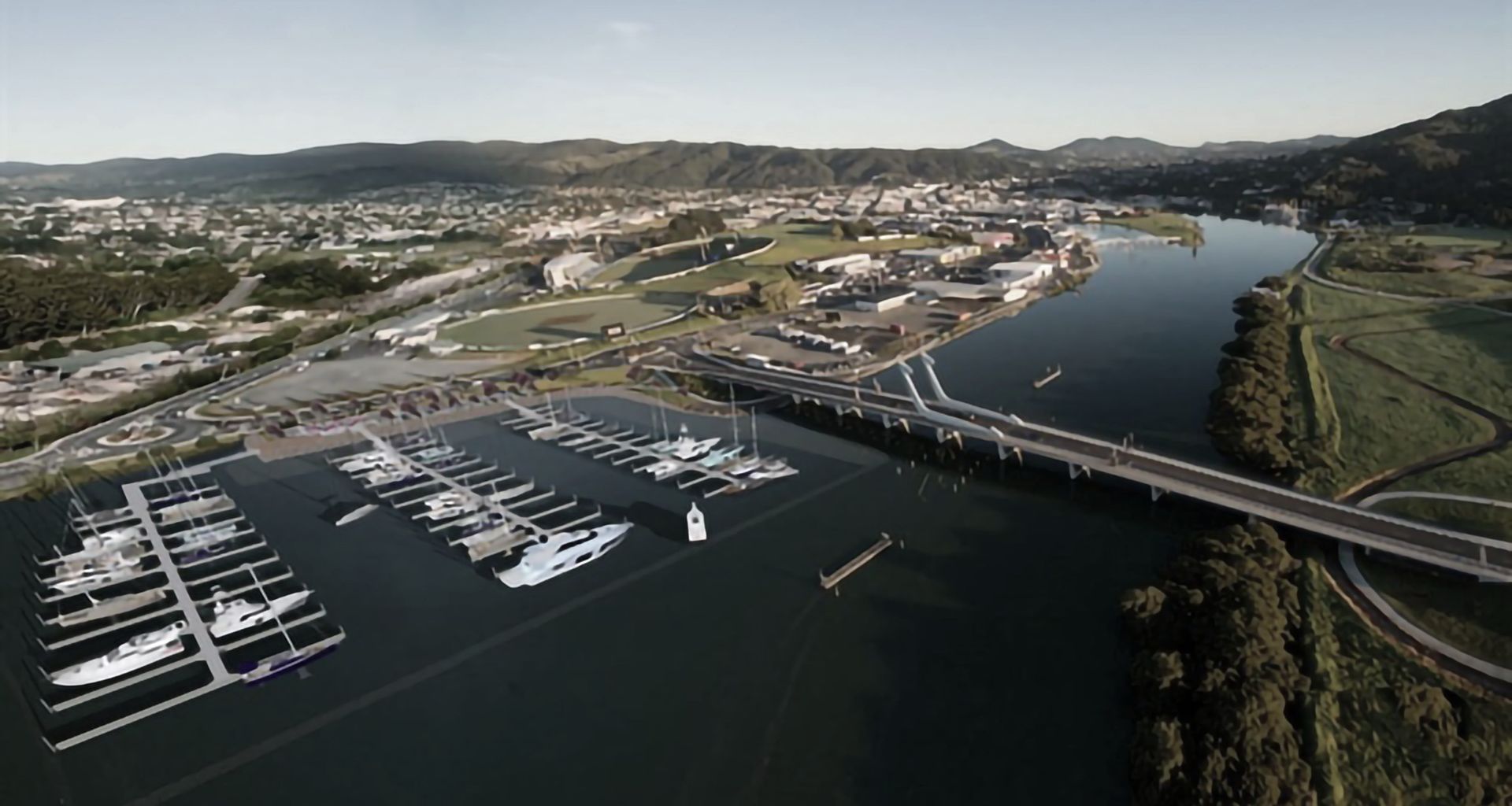 The Marina banner
