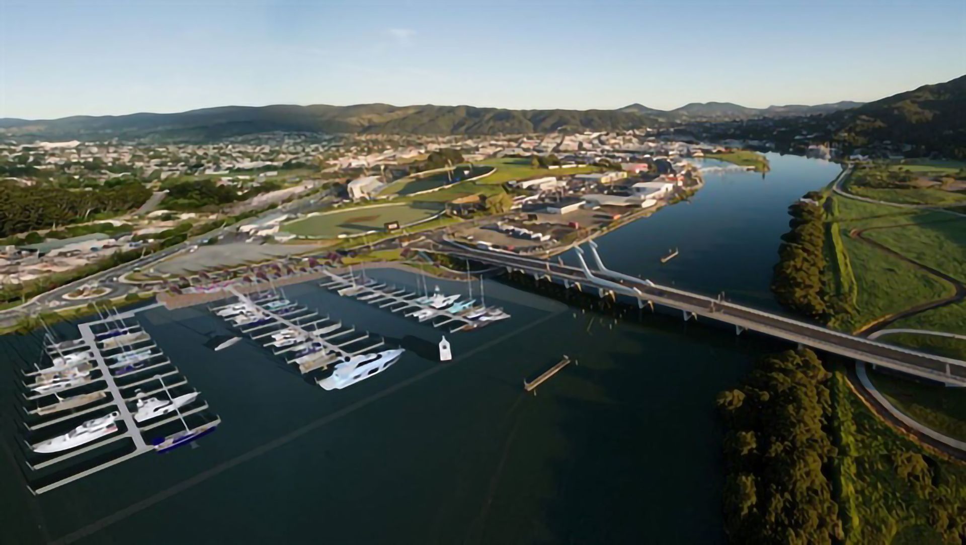 The Marina banner