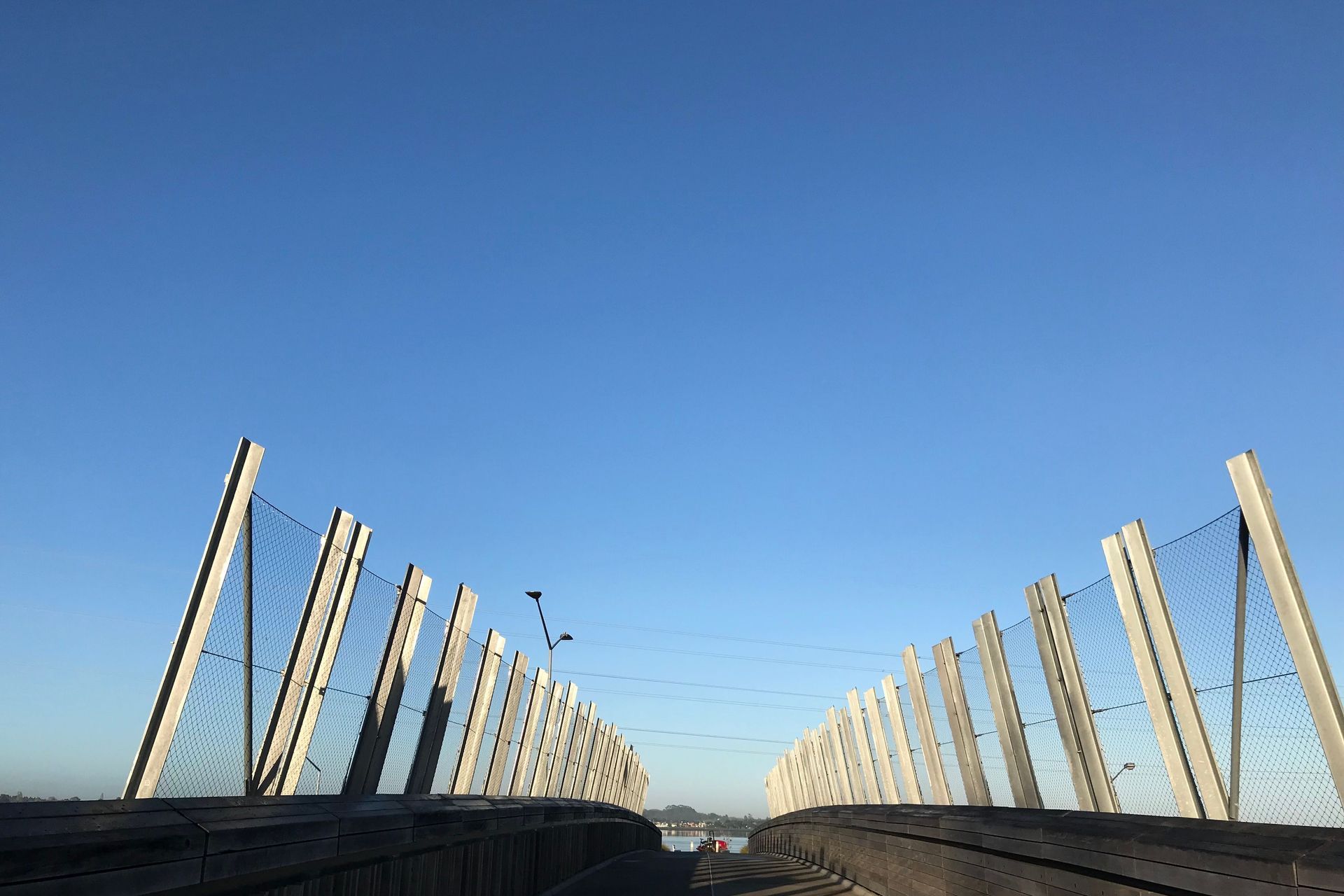 Neilson Road bridge - anti-throw mesh screens
