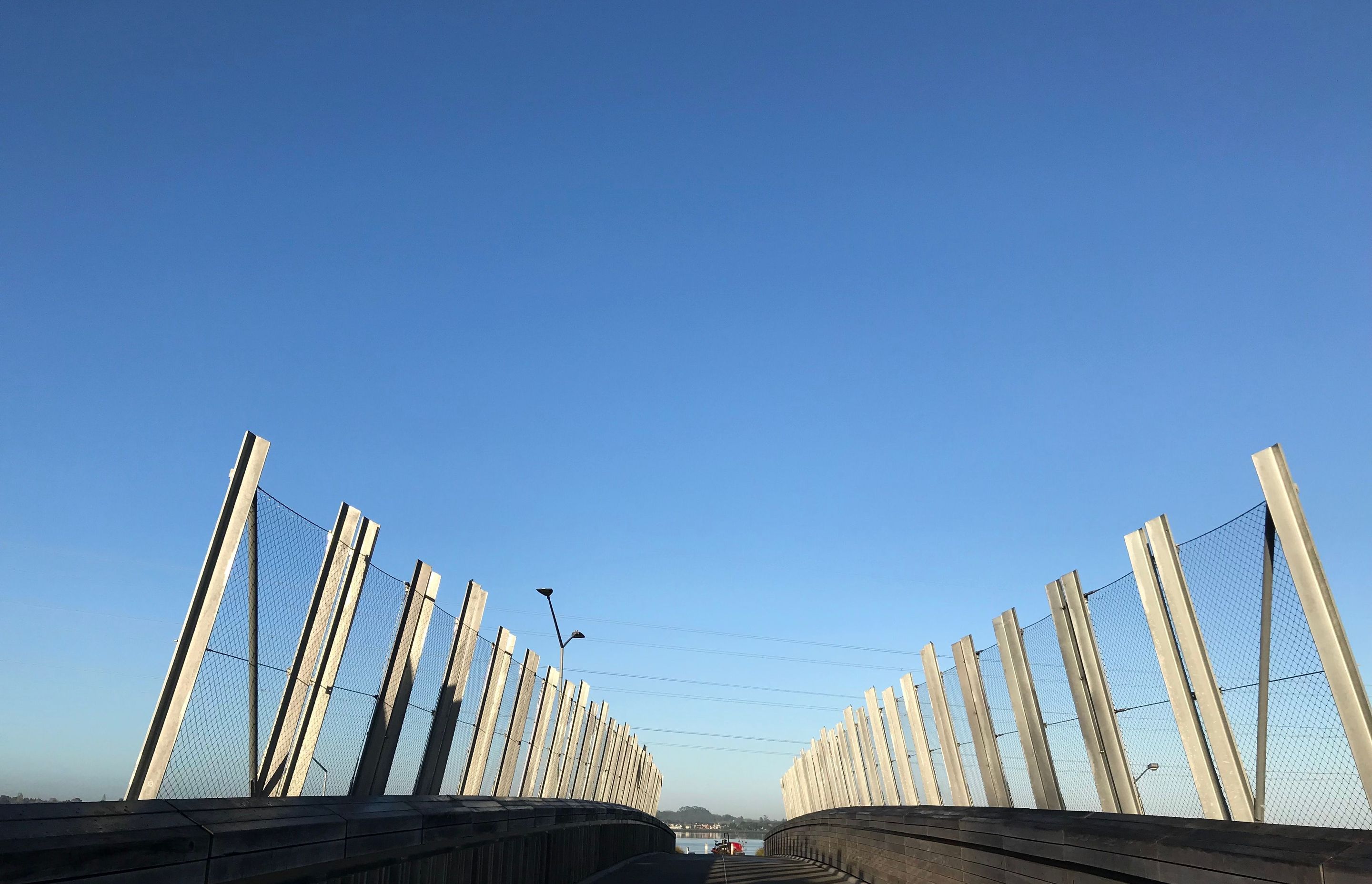 Neilson Road bridge - anti-throw mesh screens
