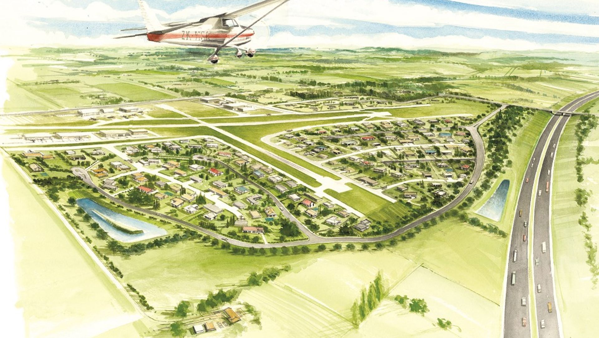 North Shore Aeropark banner