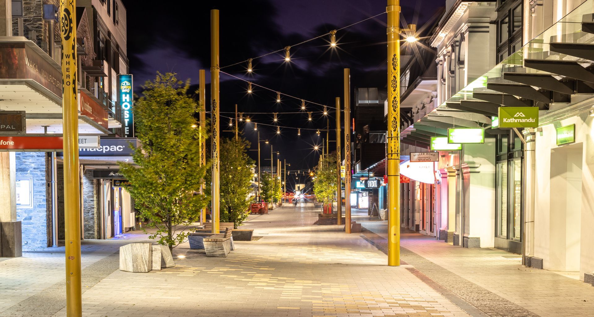 Queenstown Catenary Lighting banner