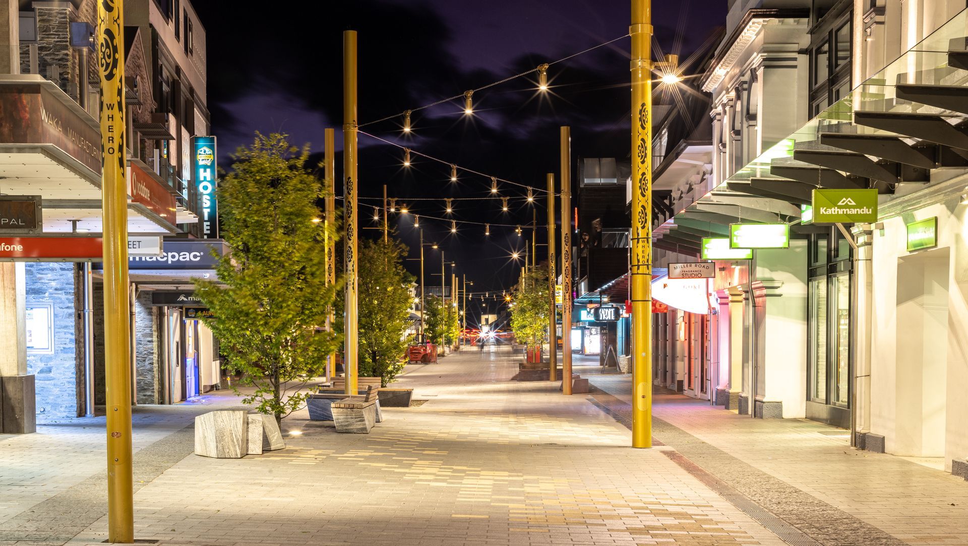 Queenstown Catenary Lighting banner