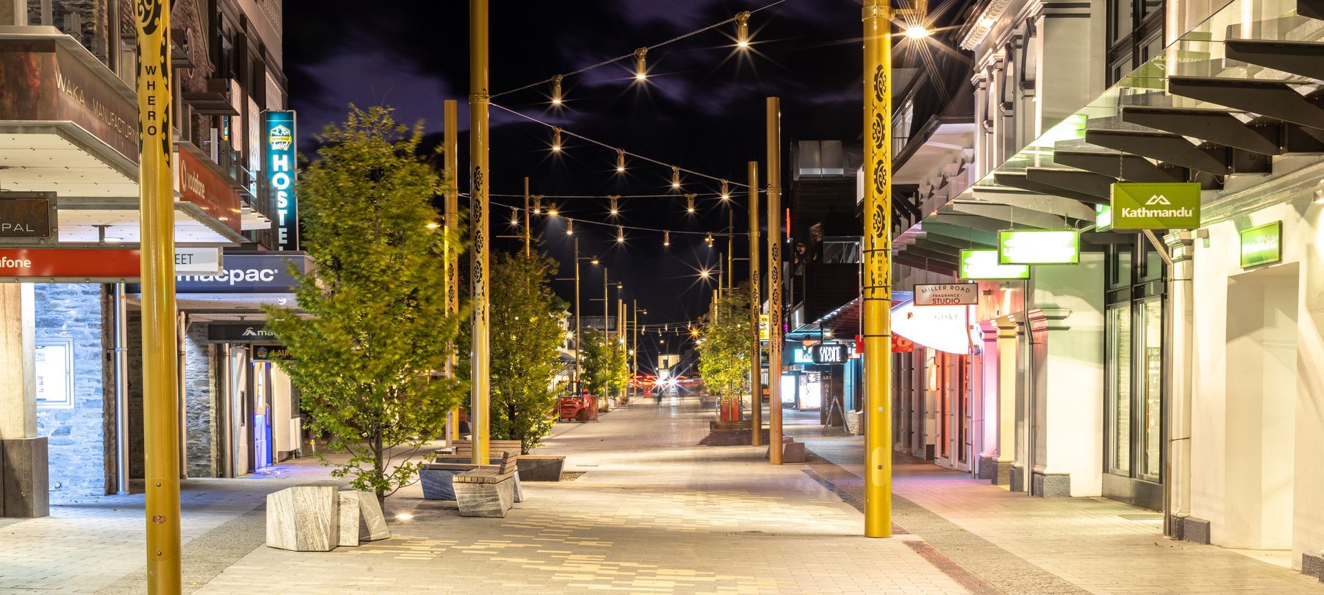 Queenstown Catenary Lighting banner