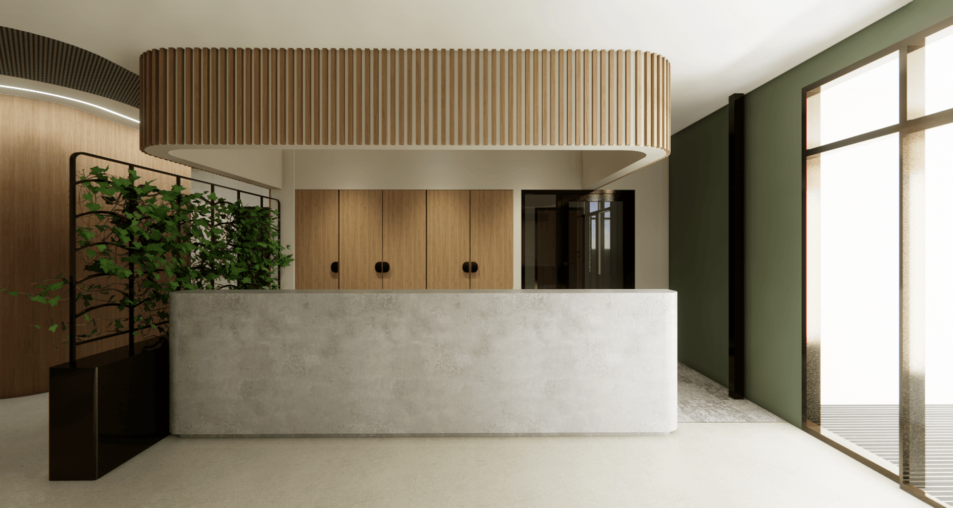 Health Hub Reception • A Collaboration with Kristina Tarle Design • banner