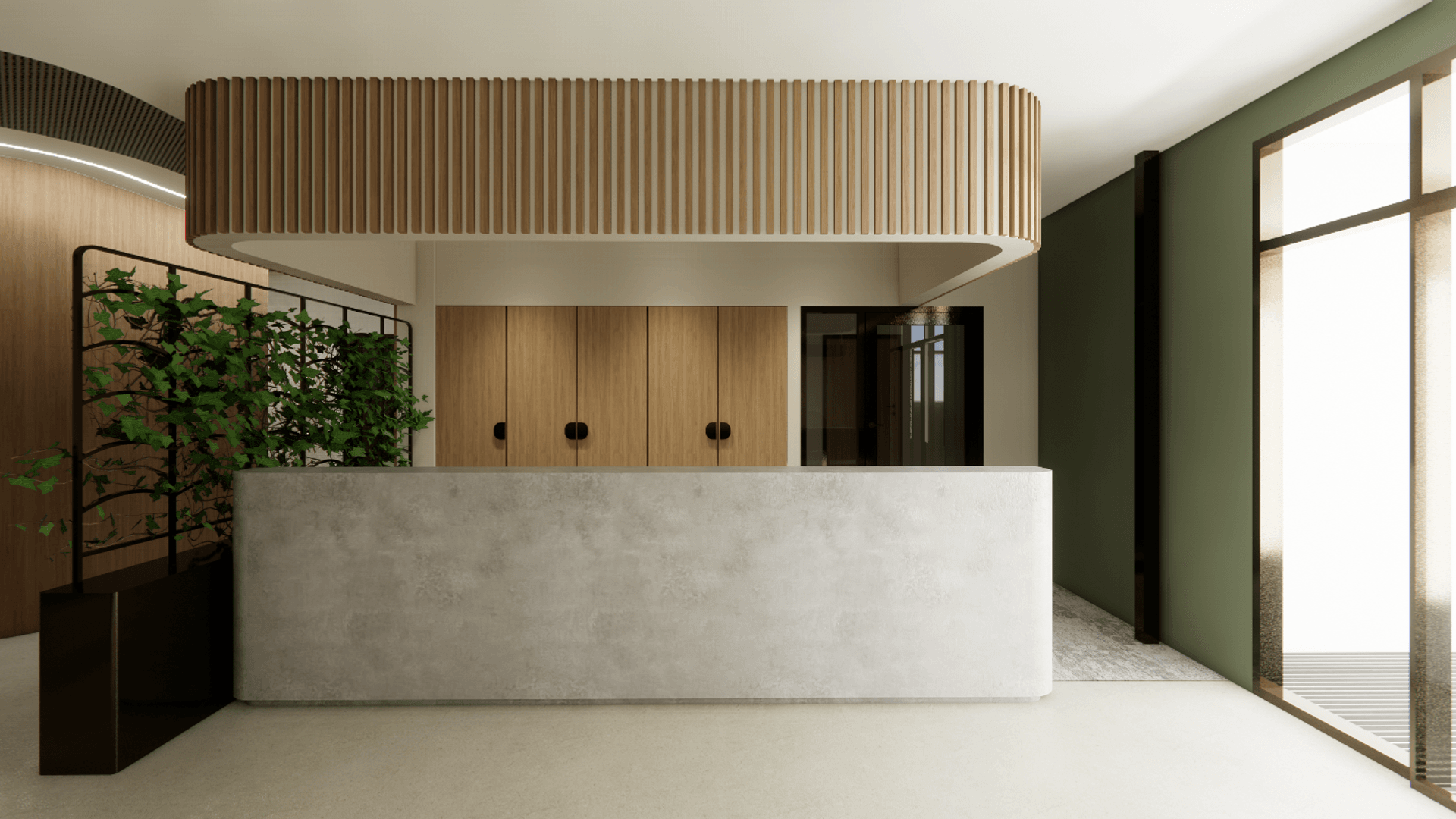 Health Hub Reception • A Collaboration with Kristina Tarle Design • banner