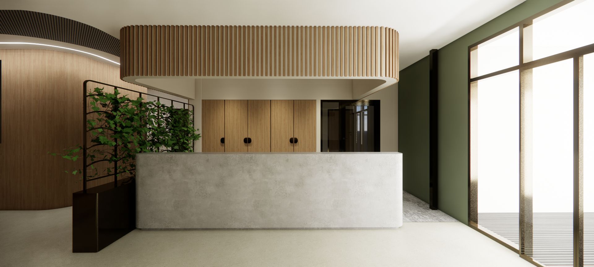 Health Hub Reception • A Collaboration with Kristina Tarle Design • banner