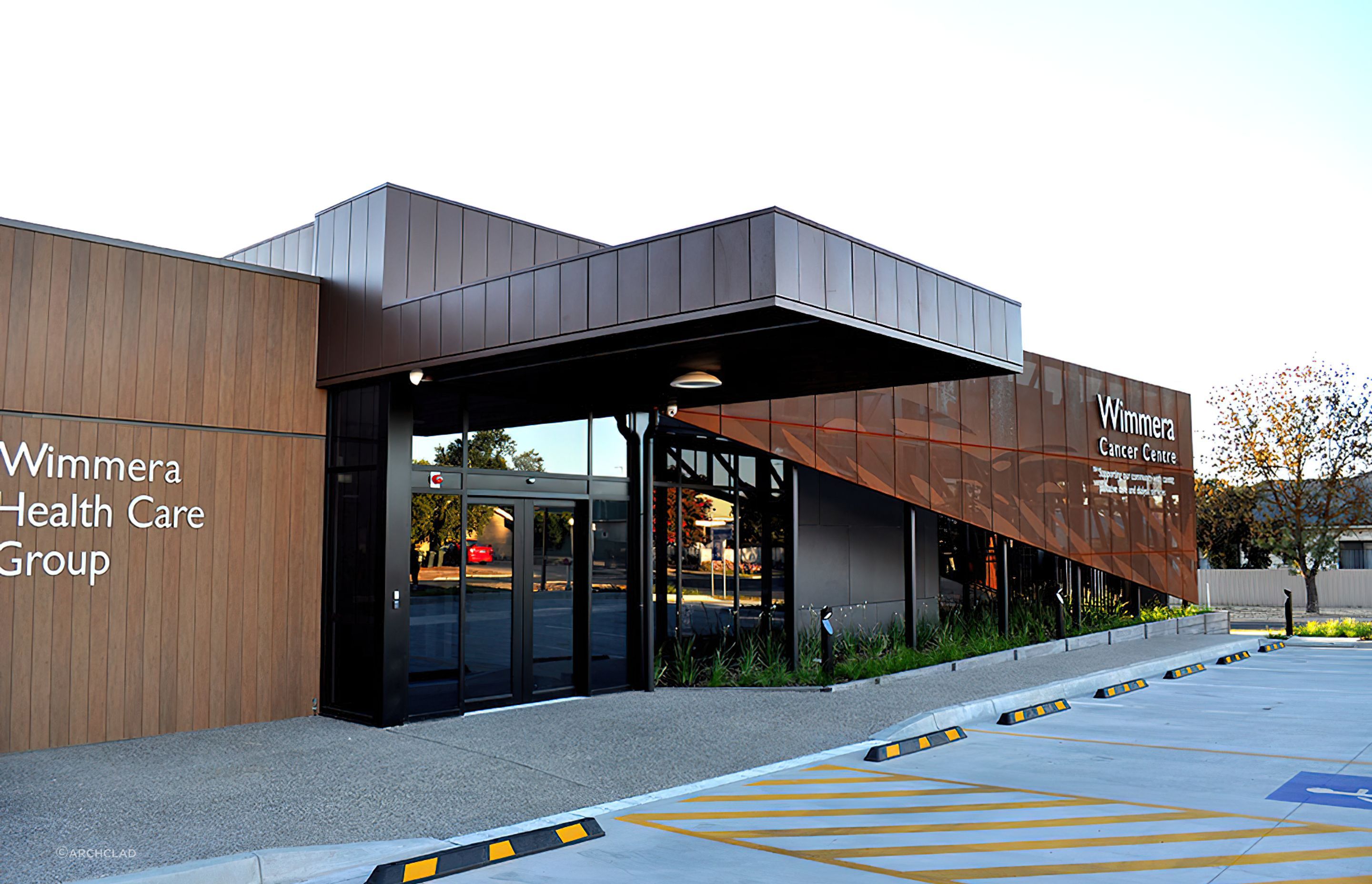 ##Wimmera Cancer Centre - Custom Corten Cassette Panels