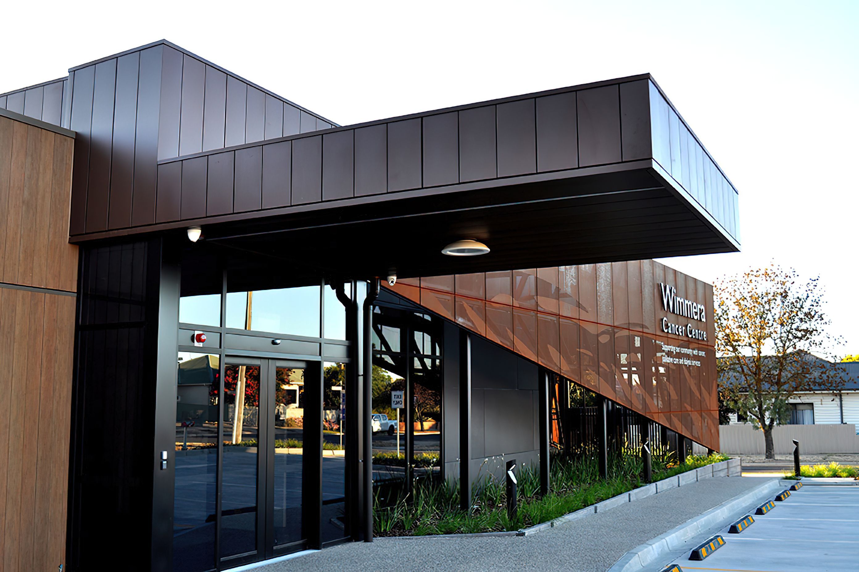 ##Wimmera Cancer Centre - Custom Corten Cassette Panels