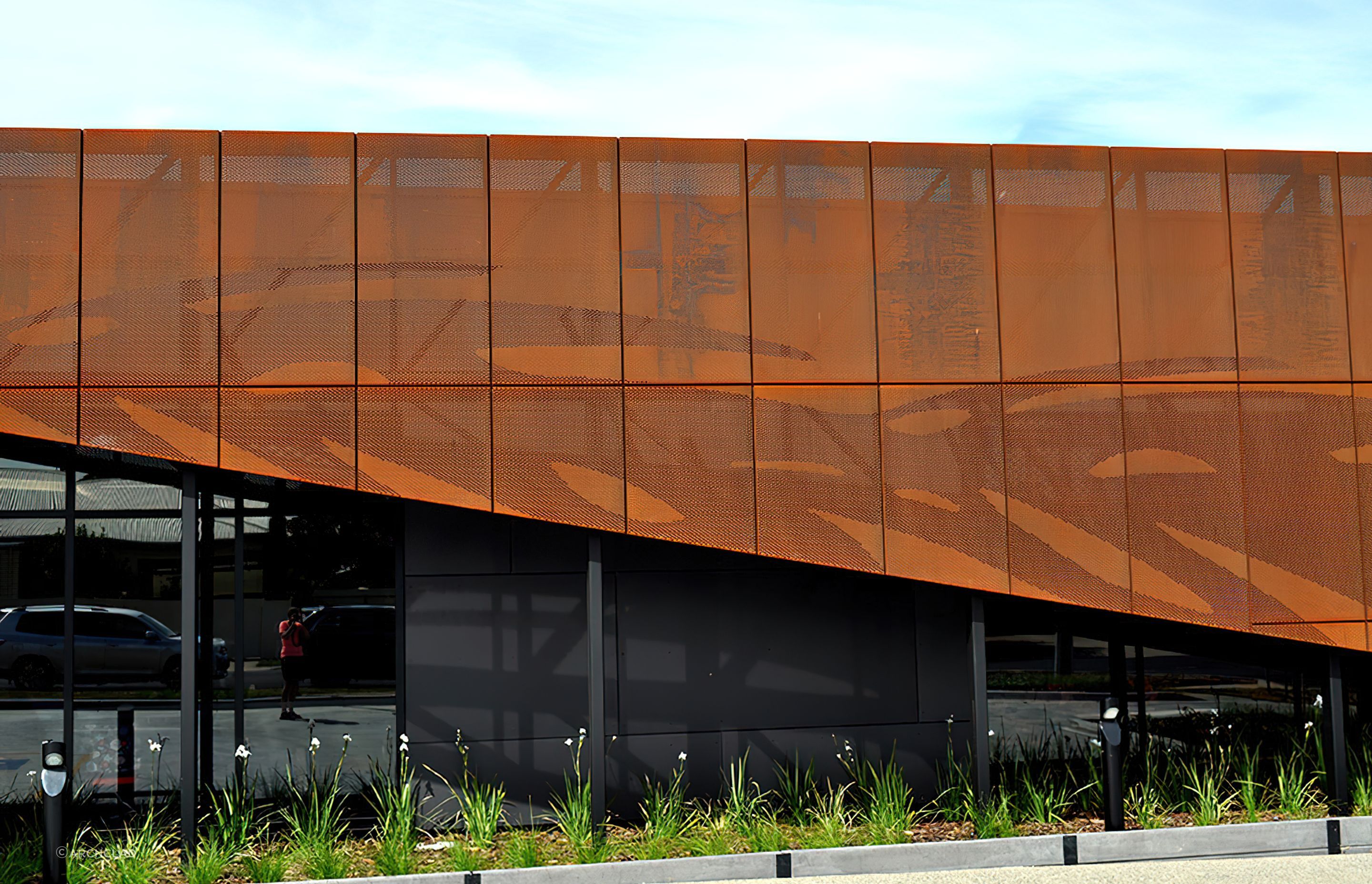 ##Wimmera Cancer Centre - Custom Corten Cassette Panels