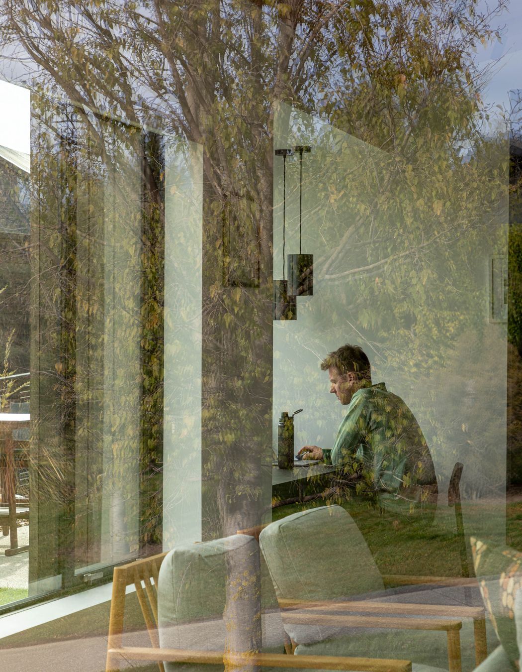 The home includes a number of flexible spaces designed to be adaptable to changing needs