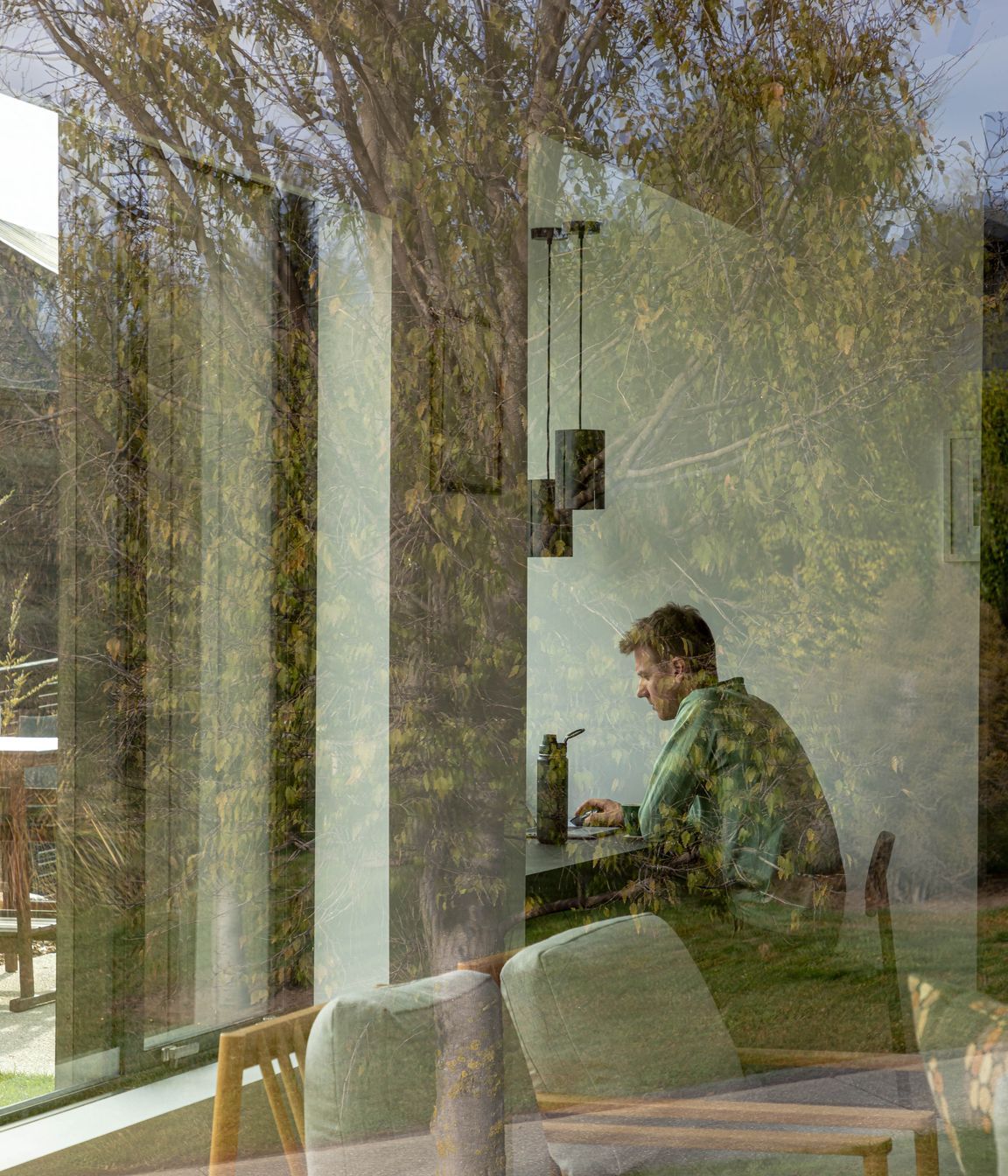 The home includes a number of flexible spaces designed to be adaptable to changing needs