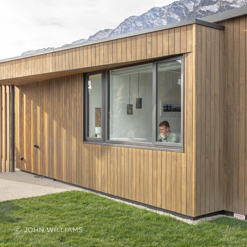 Truwood modified timber cladding