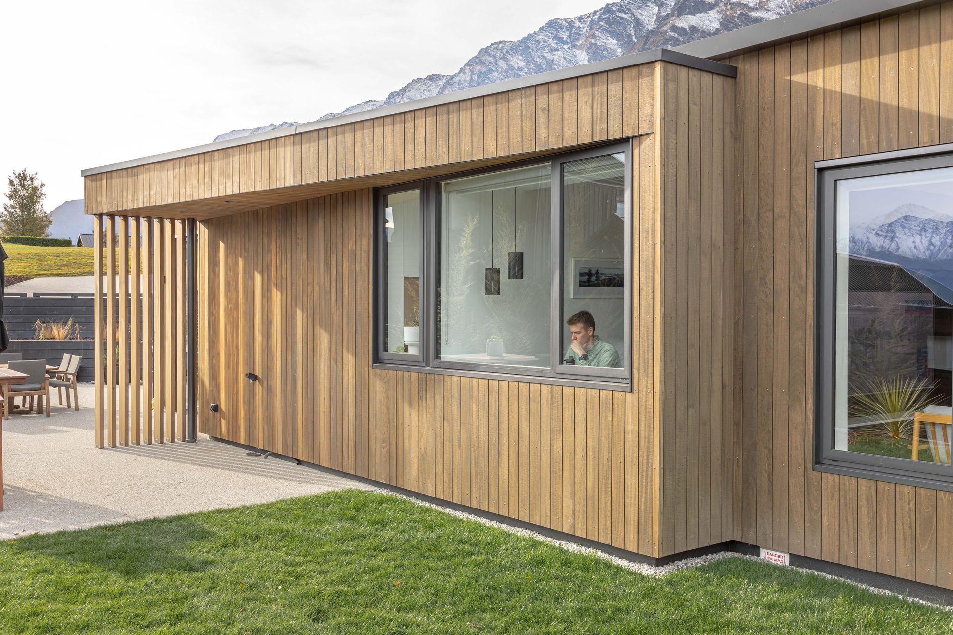 Truwood modified timber cladding