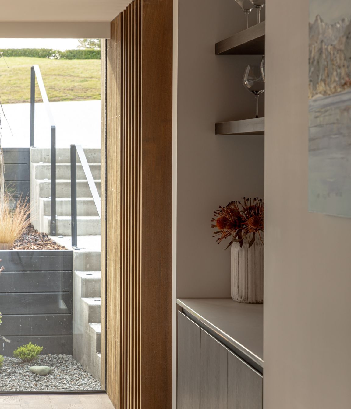 Materials are bought together for their textural qualities