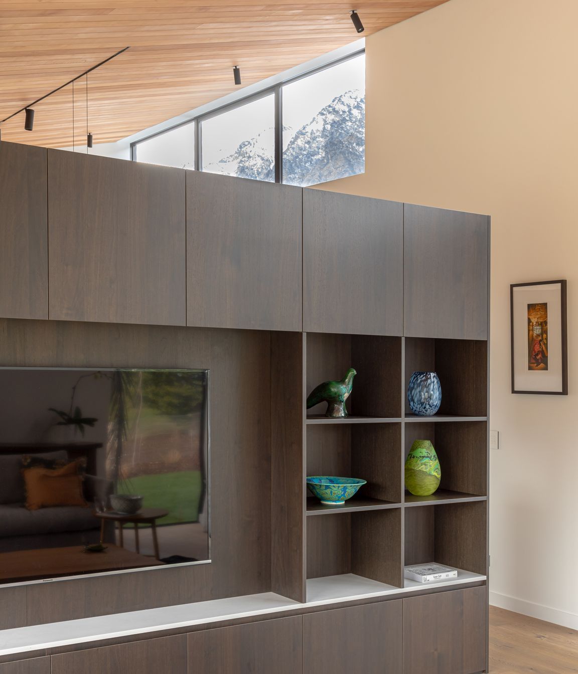 Joinery is used to define and separate internal spaces