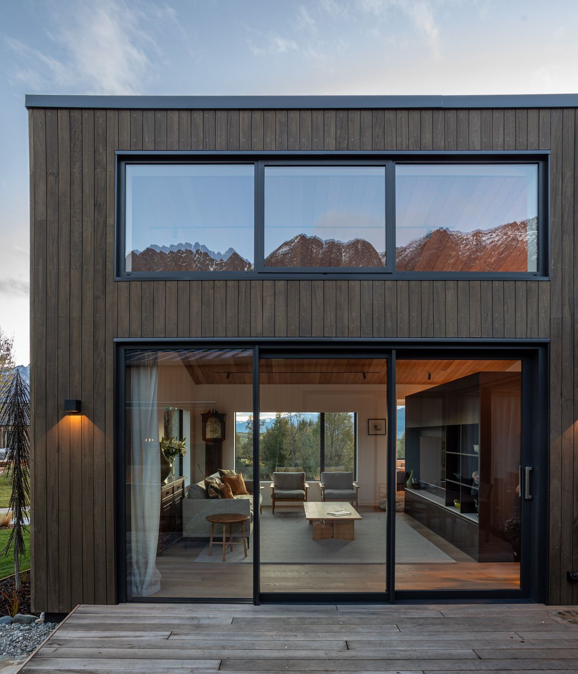 Simple forms make for a contemporary alpine statement.