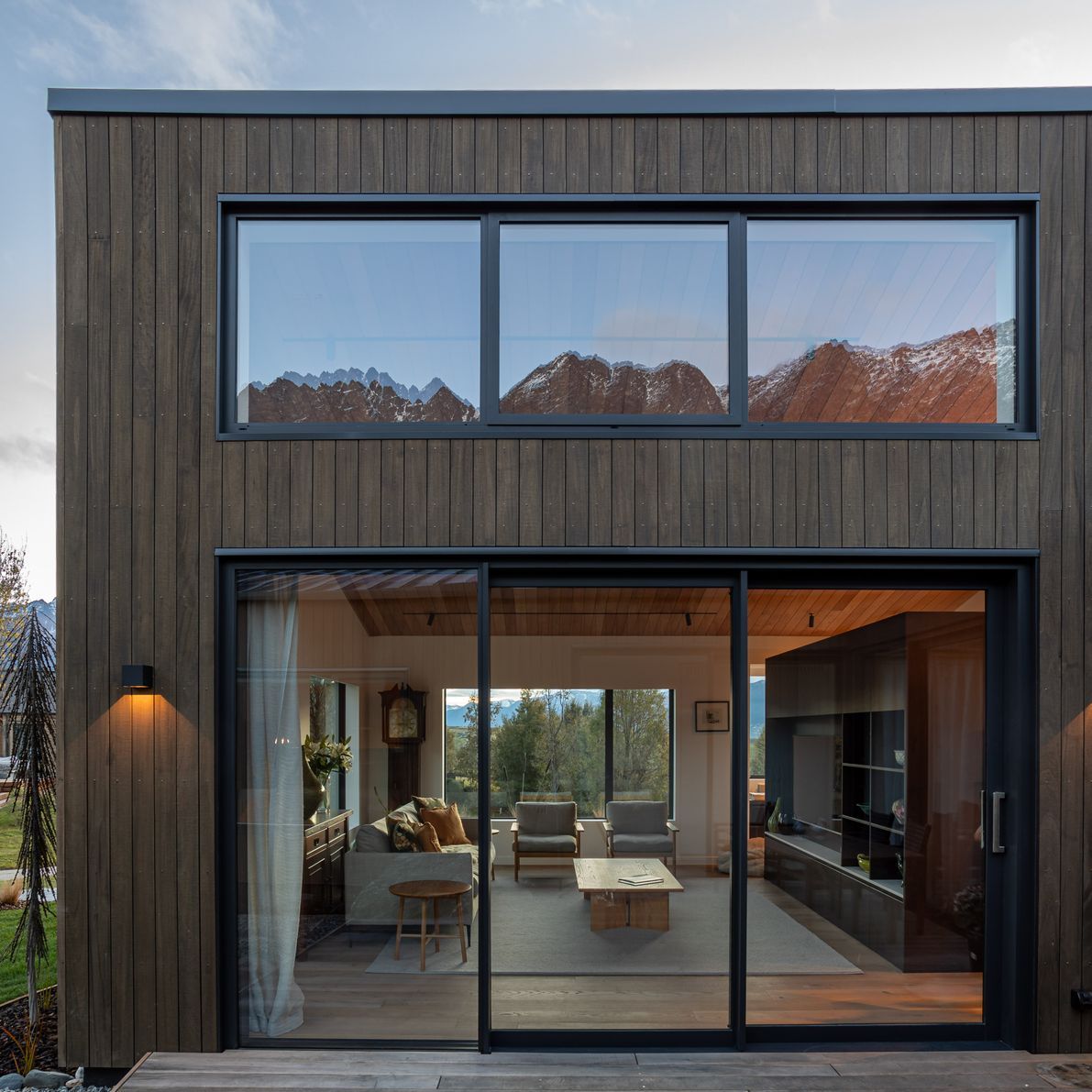 Simple forms make for a contemporary alpine statement.