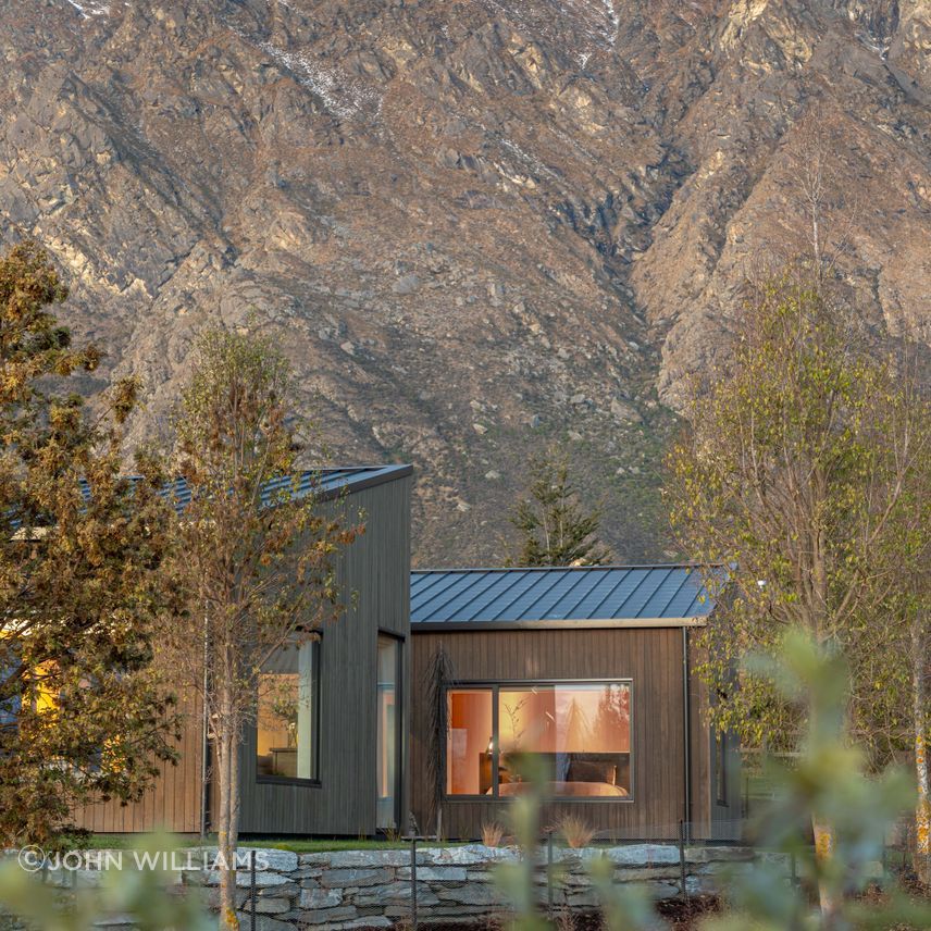 The design is inspired by the rugged natural beauty of the New Zealand alpine landscape