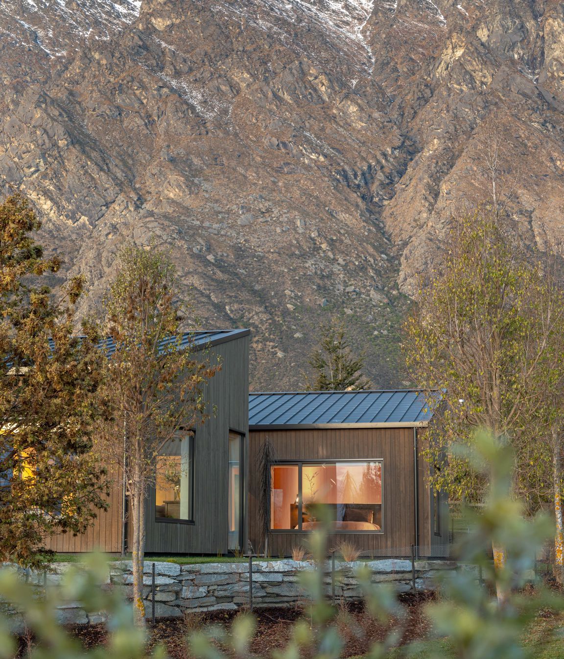 The design is inspired by the rugged natural beauty of the New Zealand alpine landscape
