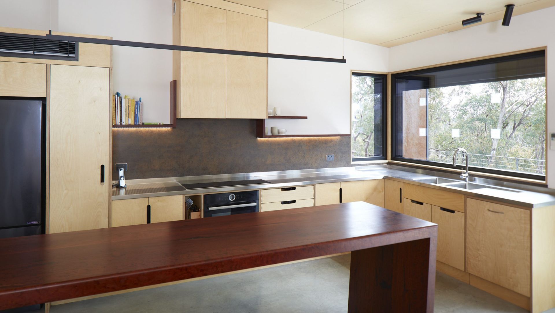 Plywood and Redgum Kitchen Joinery banner