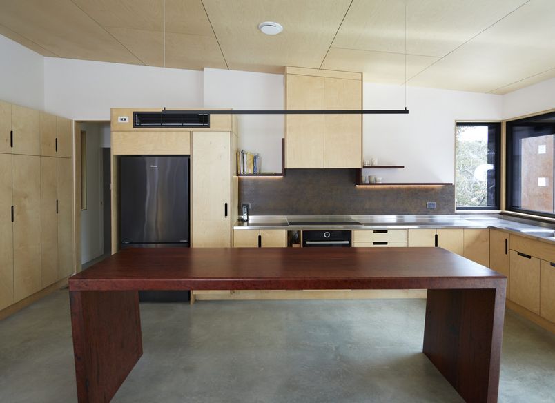 Plywood and Redgum Kitchen Joinery