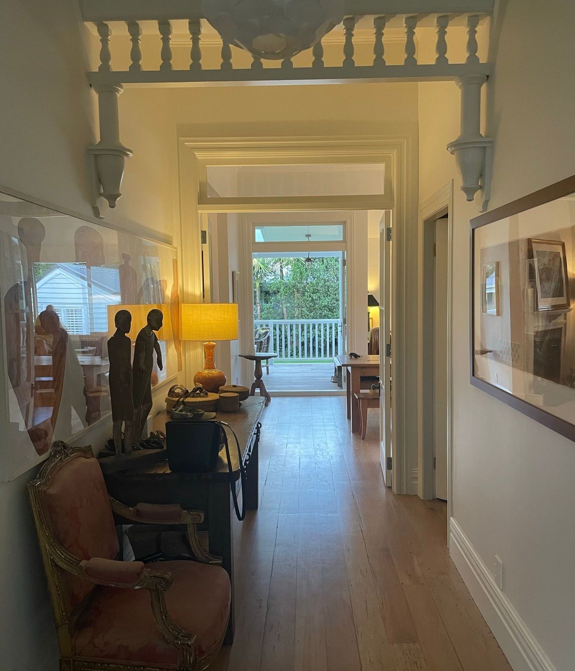 Hallway after