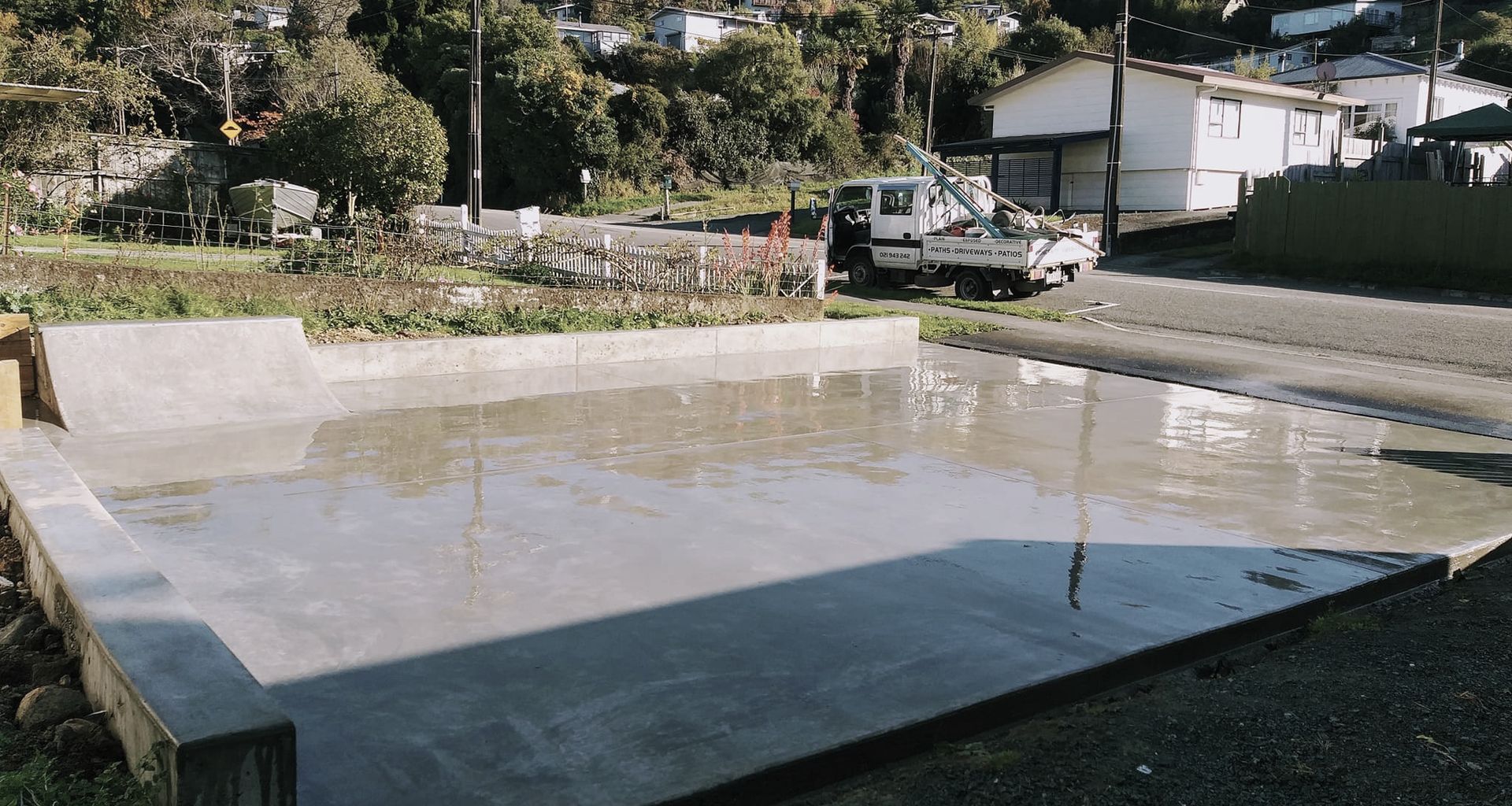 Quarter Pipe Driveway banner