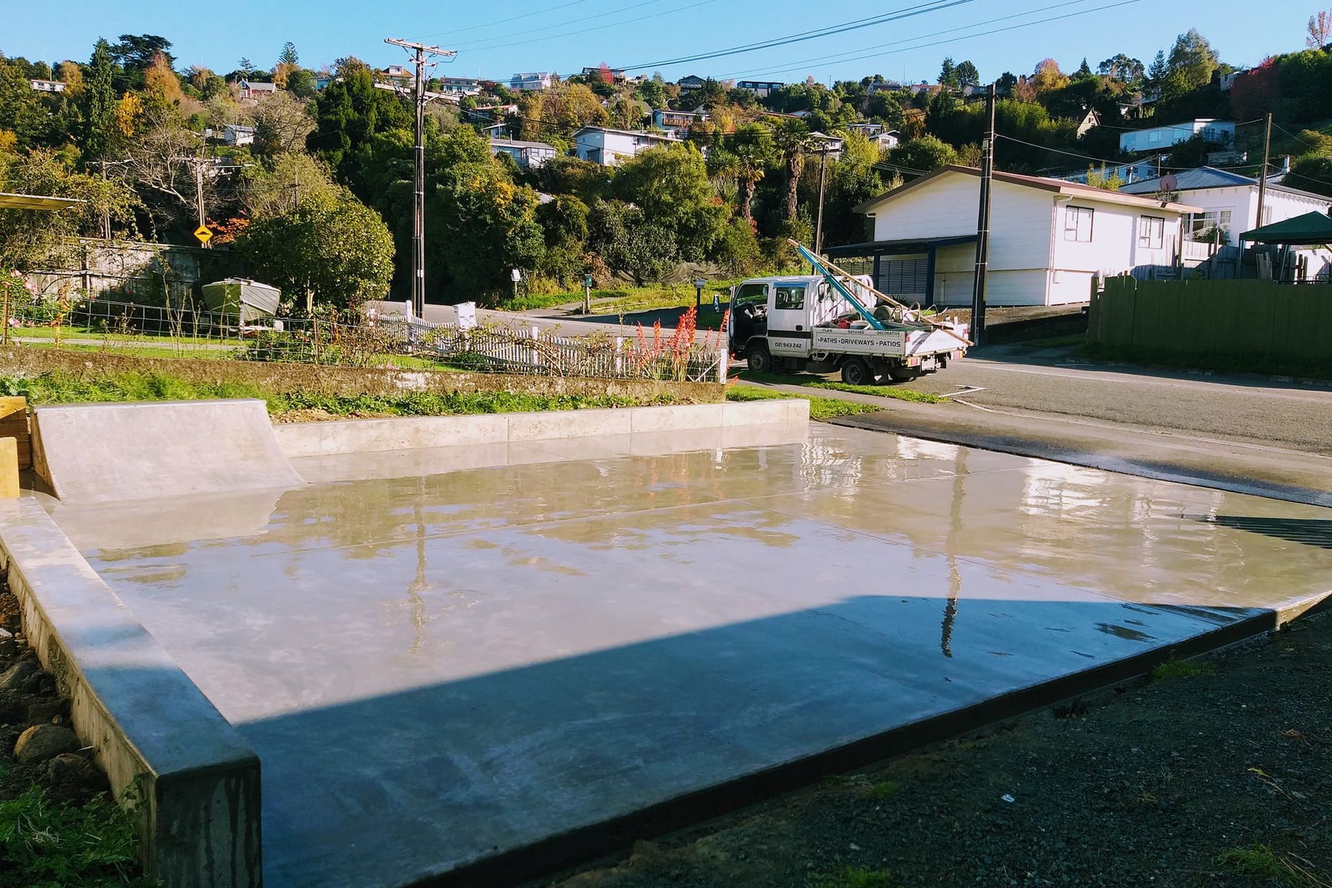 Quarter Pipe Driveway