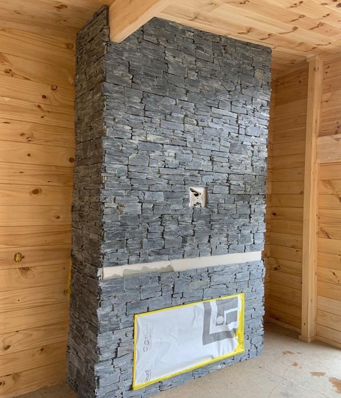 Stone Tiles Fire Hearth