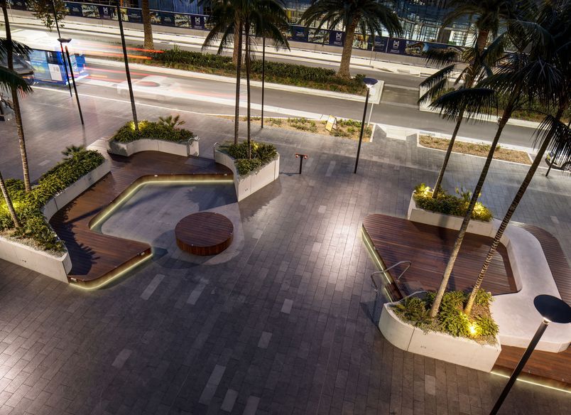 Wentworth Point Library Forecourt