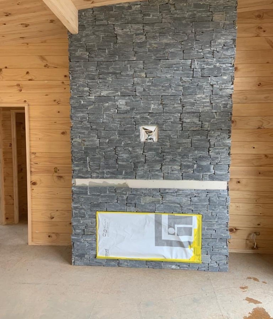 Stone Tiles Fire Hearth