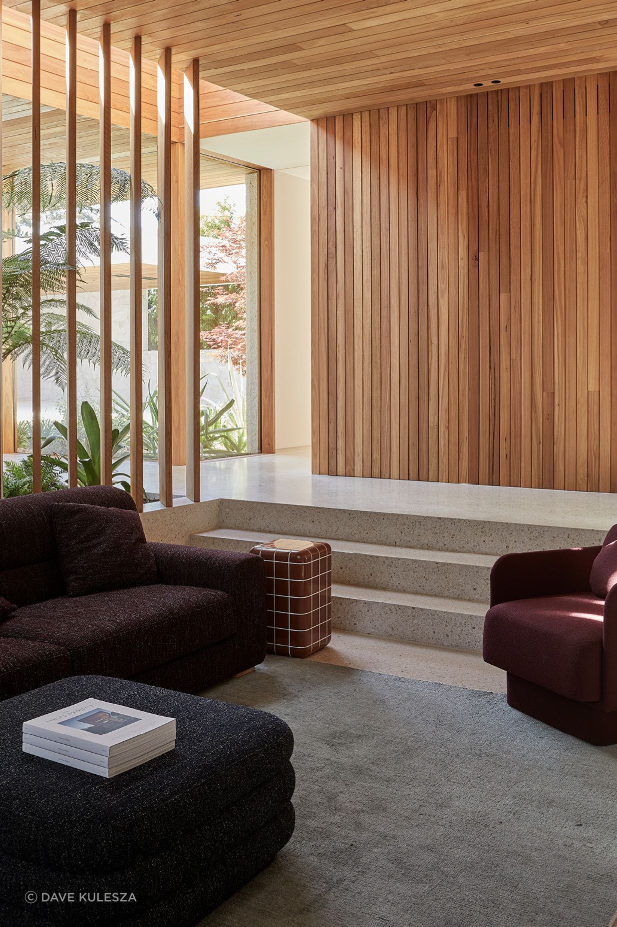 Pictured: Bonnie Occasional chair, Seville Tile Table, Hugo Sebastian 3 Seater Sofa, Kennedy Ribbed Square Ottoman