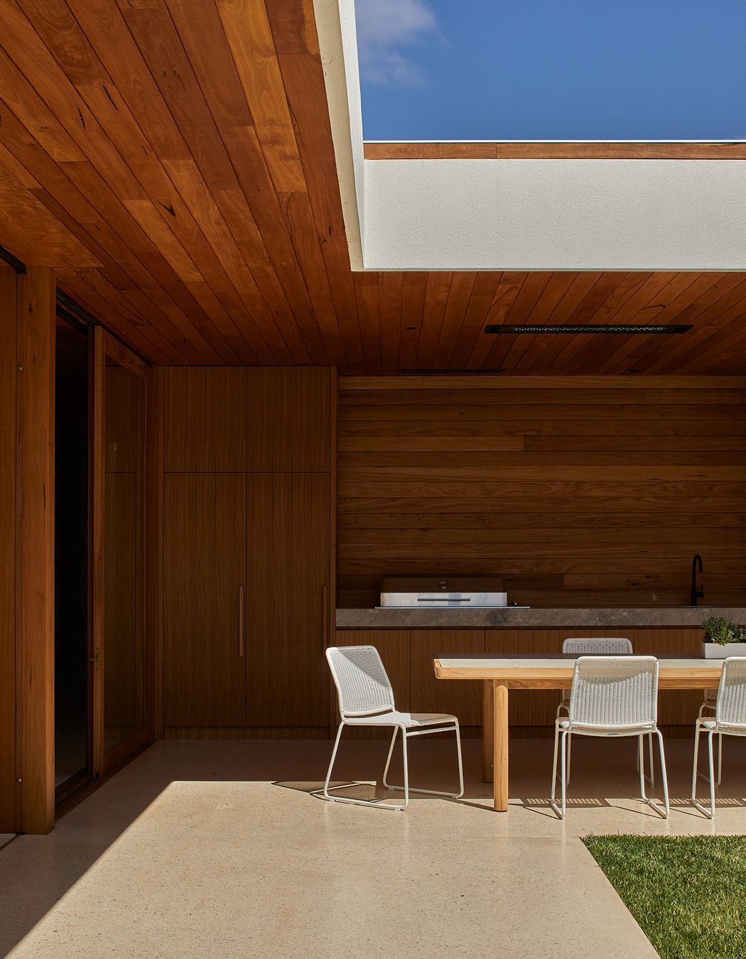 Pictured: Cannes Quadra Dining Table, Marina Coast Dining Chair