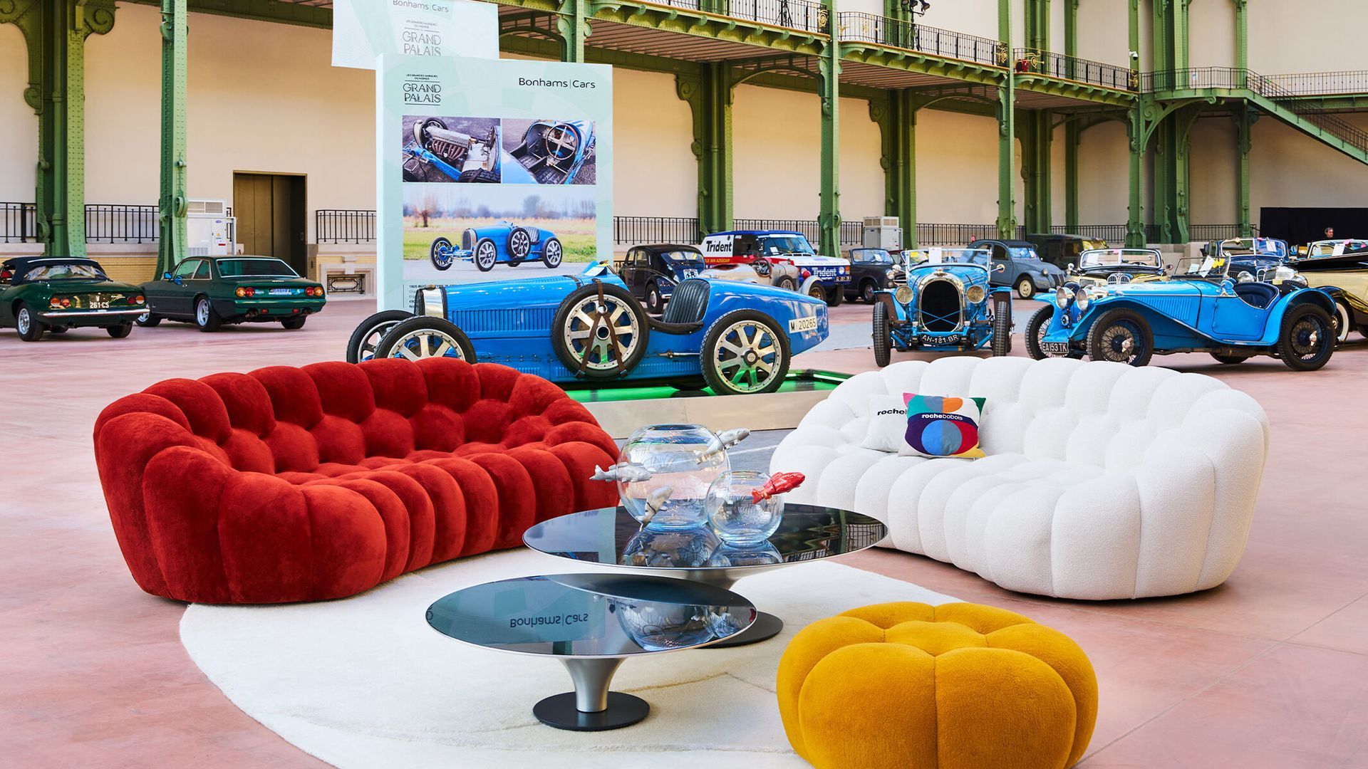 Bonhams Cars & Roche Bobois banner